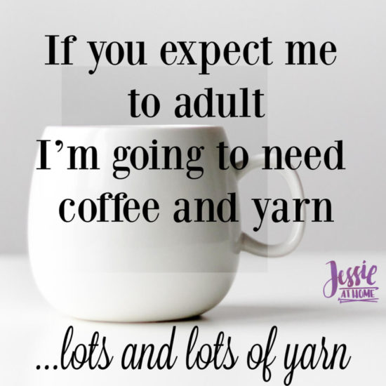 more coffee and yarn