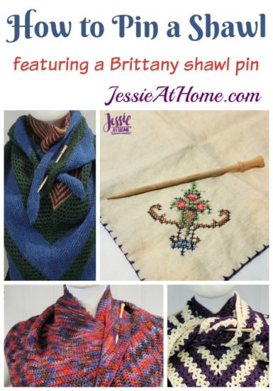 How to Pin a Shawl (or wrap, or scarf, or cape) - Featuring a