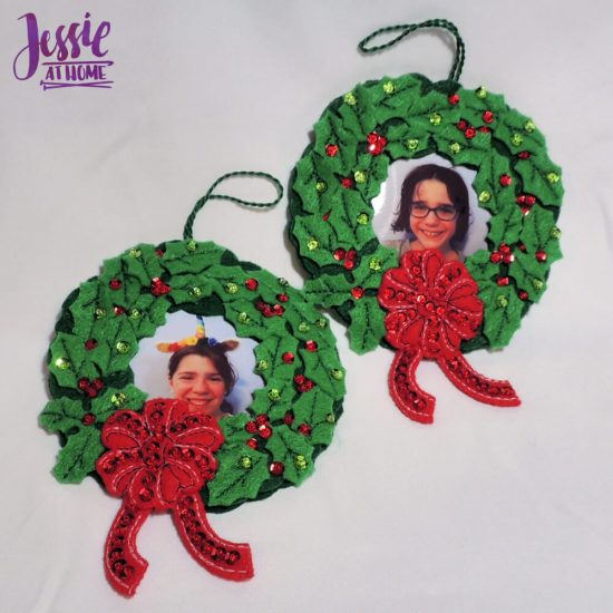 Handmade Holidays - Bucilla felt kits review from Jessie At Home - photo frames