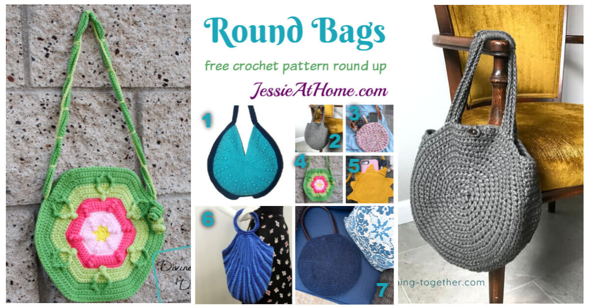 Crochet Pattern Round Bag with Bag Charm - Yarnplaza.com
