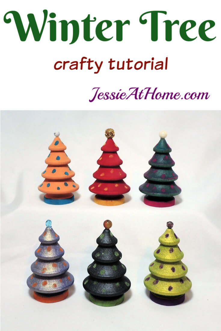 Winter Tree Craft - crafty tutorial by Jessie At Home