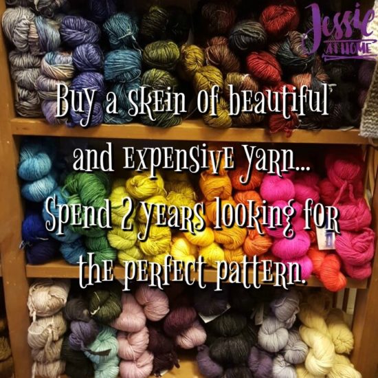 Beautiful yarn - perfect pattern