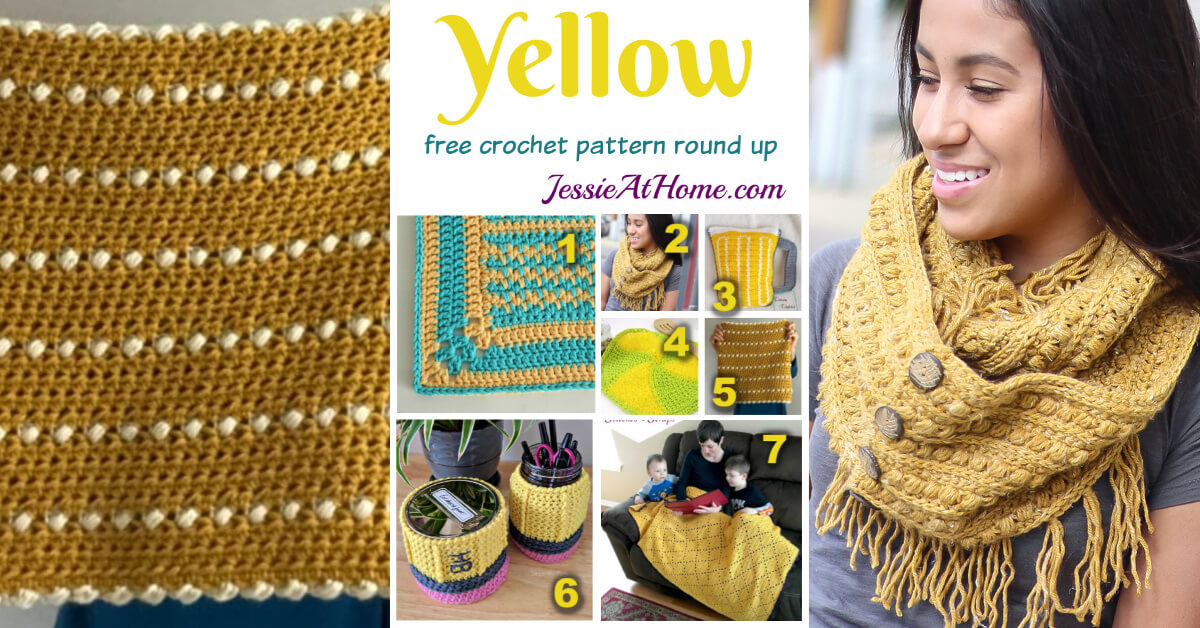 Crochet in Yellow A bright and happy free crochet pattern round up!