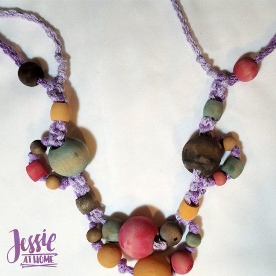 DIY Wood Bead Necklace