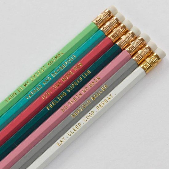 Gifts for Yarn Lovers from Global Backyard - Jessie At Home - yarn love pencils