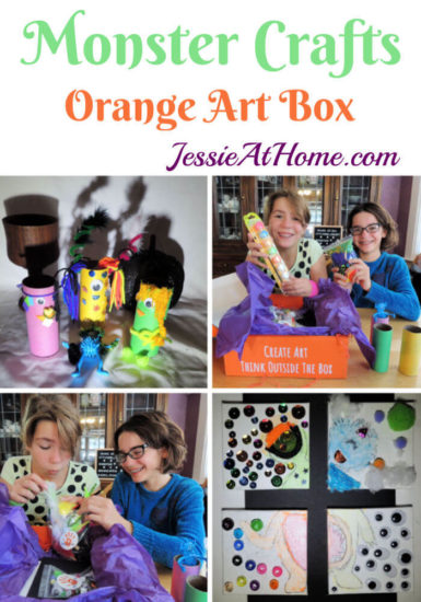 Monster Crafts October Orange Art Box - Jessie At Home