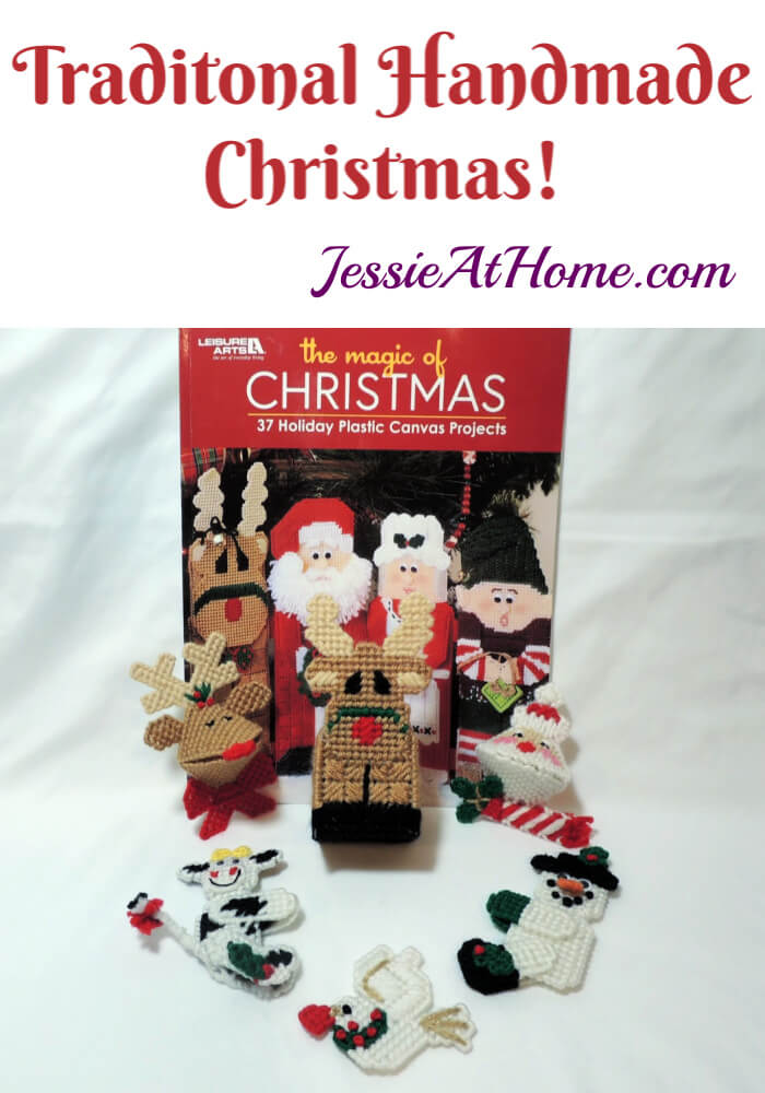 Plastic Canvas Christmas Decor and Ornaments book review by Jessie At Home