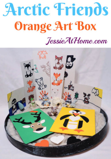 Arctitc Friends Orange Art Box Projects from Jessie At Home