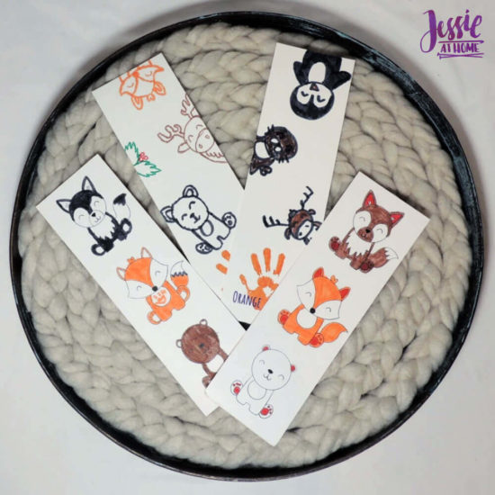 Arctitc Friends Orange Art Box Projects from Jessie At Home - Bookmarks