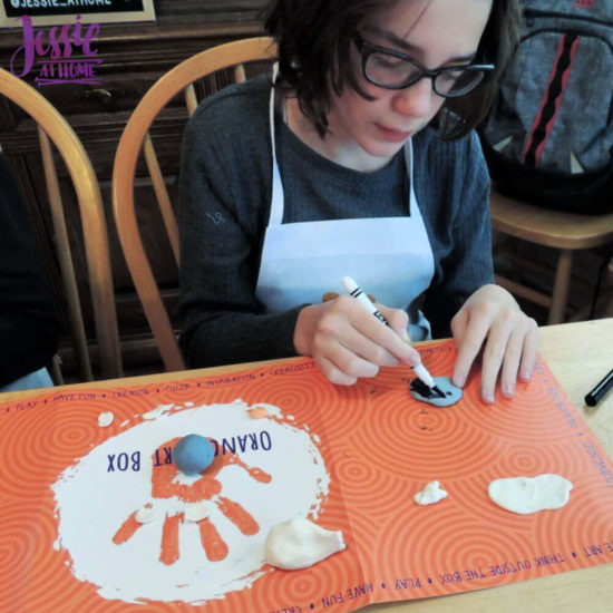 Arctitc Friends Orange Art Box Projects from Jessie At Home - Coloring Clay