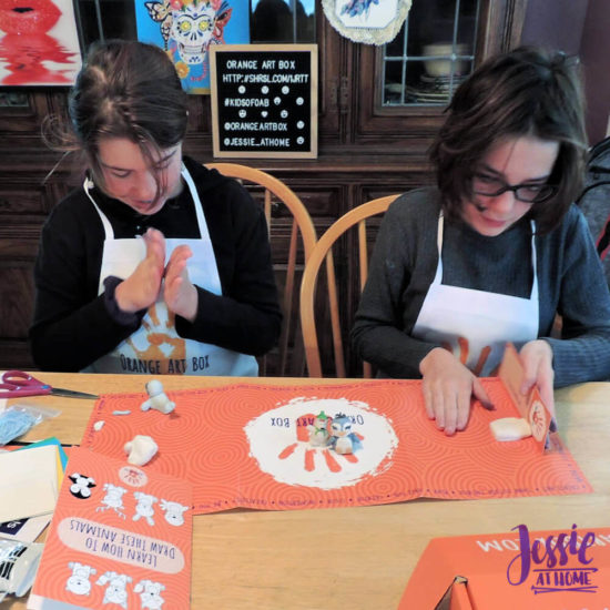 Arctitc Friends Orange Art Box Projects from Jessie At Home - Creating