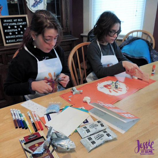 Arctitc Friends Orange Art Box Projects from Jessie At Home - Getting Creative