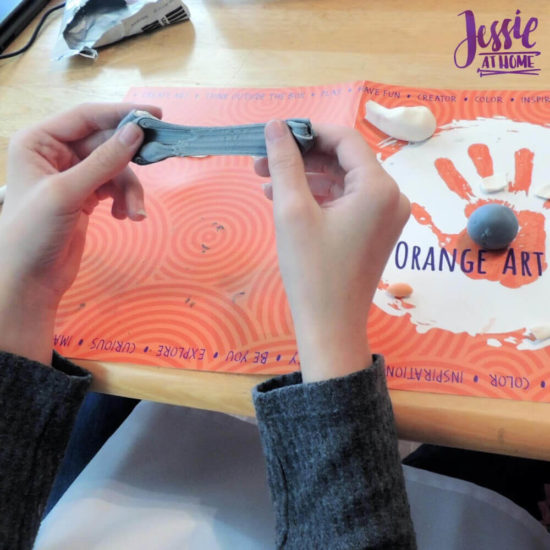 Arctitc Friends Orange Art Box Projects from Jessie At Home - Mixing Color