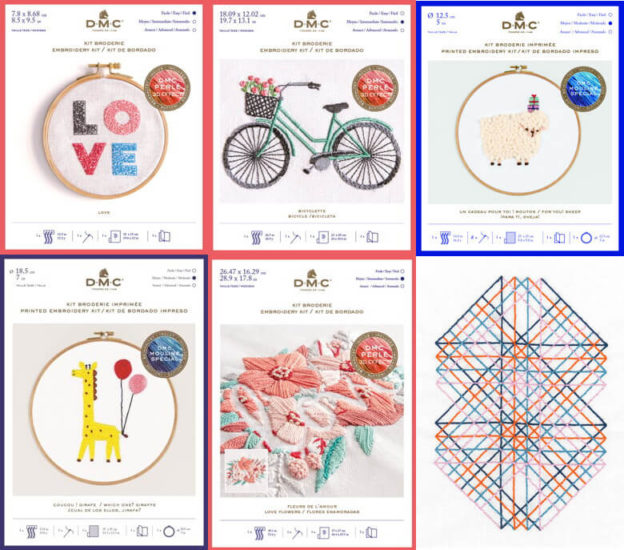 DMC Kits & Supplies now available from Love Craft - Embroidery Kits