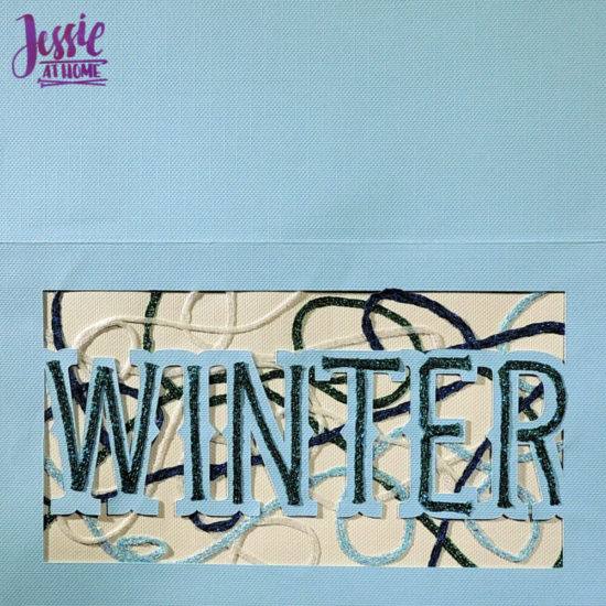 Iron-on Thread Layered Cards tutorial by Jessie At Home - winter done