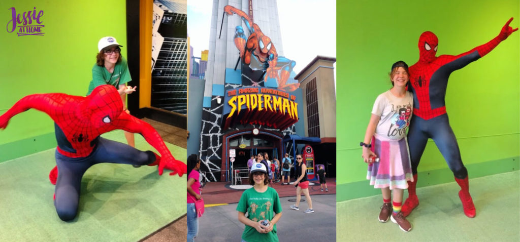 Marvel Fluxx and Universal Florida - Jessie At Home - SpiderMan