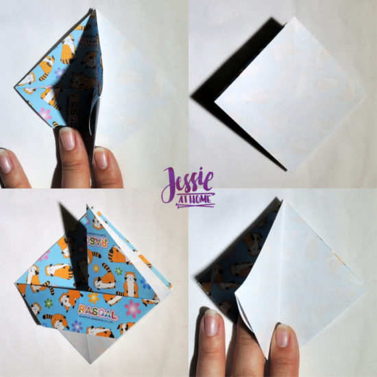 Origami Slanted Bowl Tutorial by Jessie At Home - Step 4