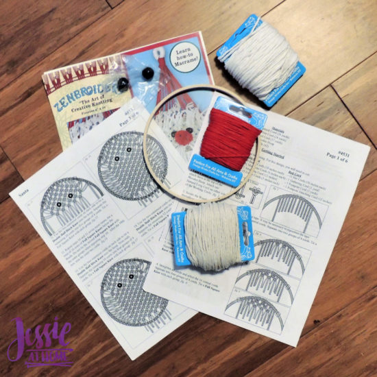 Santa Macrame Kit by Design Works – The Happy Cross Stitcher