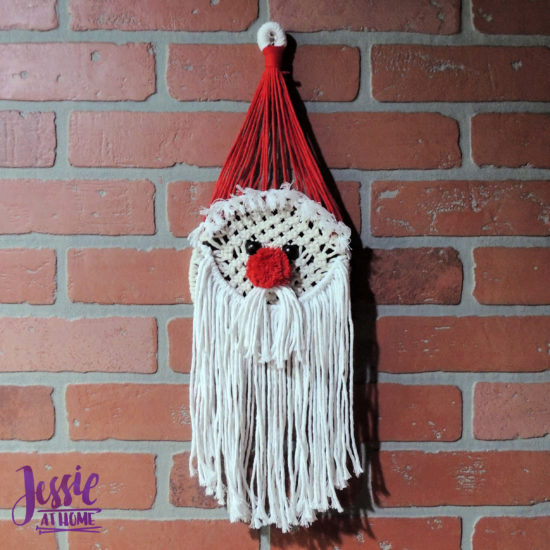 Santa Macrame Kit Review from Jessie At Home - Done