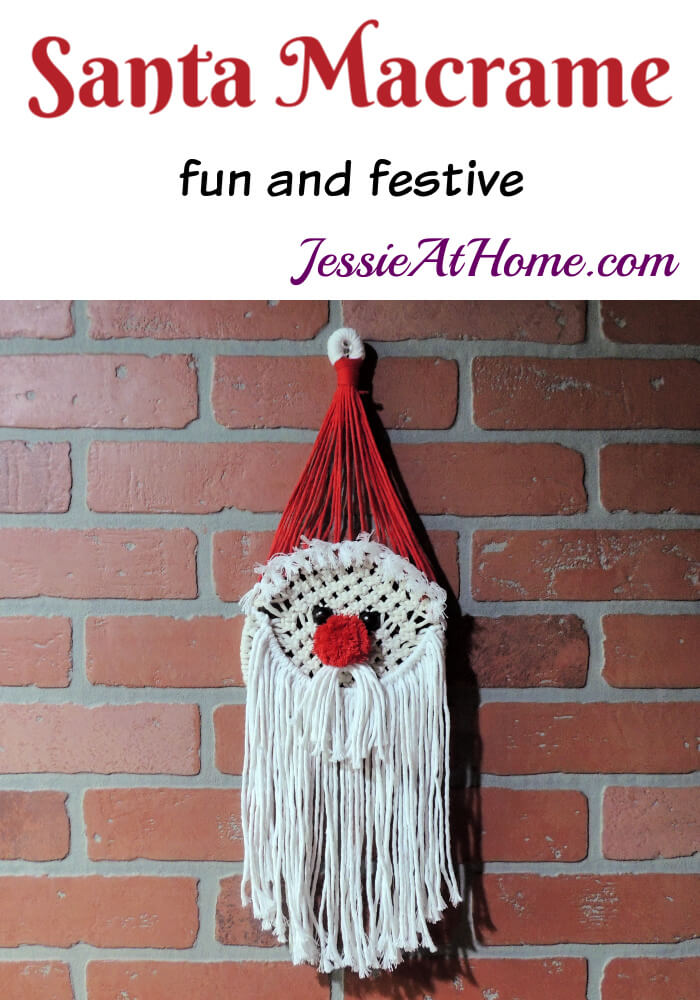 Santa Macrame Kit by Design Works – The Happy Cross Stitcher