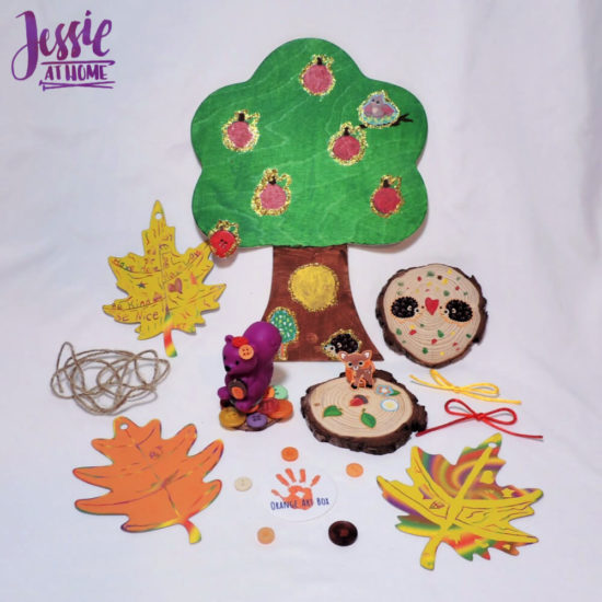 Woodland Kids Crafts - November Orange Art Box - Jessie At Home - Creations