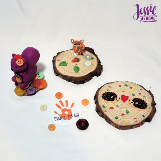 Woodland Kids Crafts - November Orange Art Box - Jessie At Home - Woodland Fun