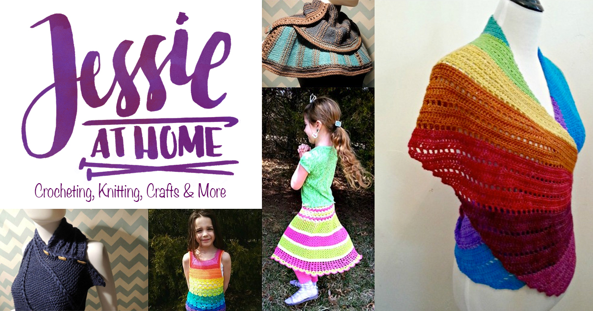 Ombre Crochet - such a pretty way to show off color! - Jessie At Home