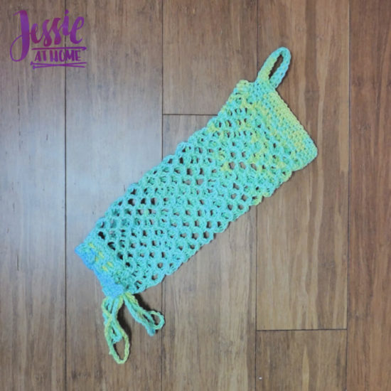 Hanging Bag Holder - a crochet pattern for reuse by Jessie At Home - 2