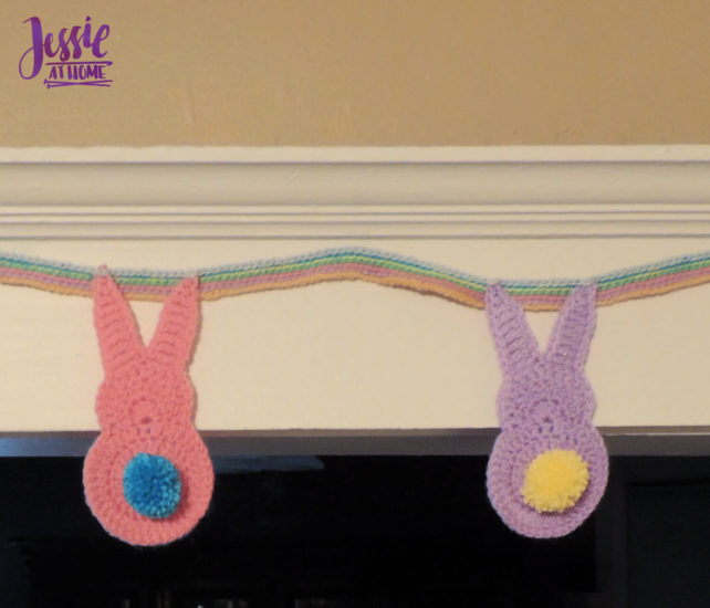 Bunny Booty Bunting crochet pattern by Jessie At Home - 2