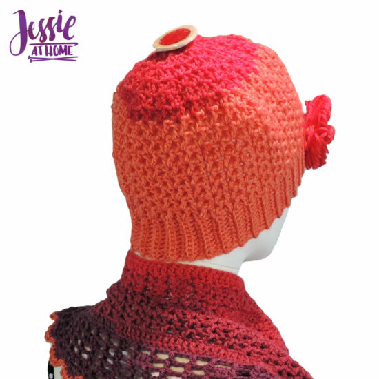 Cap-ulet - a crochet cap (beanie) for Juliette by Jessie At Home - 6