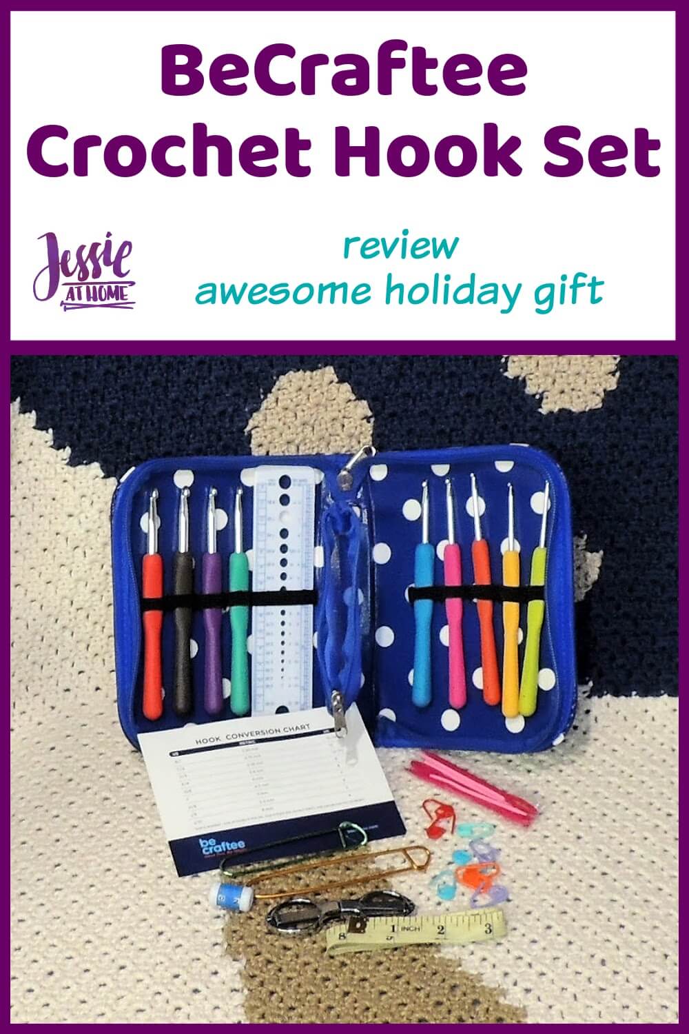 BeCraftee Crochet Hook Set - Awesome Holiday Gift! - Jessie At Home