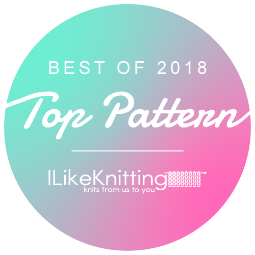 Award - best knitting patterns 2018 ILK