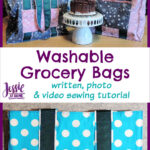 Washable Grocery Bags Sewing Tutorial - Jessie At Home
