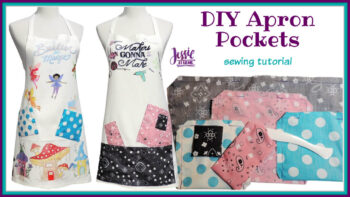 DIY Apron Pockets - because crafters love pockets - Jessie At Home