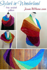 Skylark in Wonderland ~ Free Crochet Pattern by Jessie At Home for Frabjous Fibers Skylark in Wonderland ~ Free Crochet Pattern by Jessie At Home for Frabjous Fibers