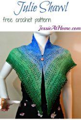 Julie Shawl - free crochet pattern by Jessie At Home Julie Shawl - free crochet pattern by Jessie At Home
