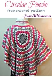 Circular Poncho - free crochet pattern by Jessie At Home Circular Poncho - free crochet pattern by Jessie At Home