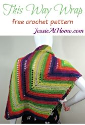 This Way Wrap - free crochet pattern by Jessie At Home This Way Wrap - free crochet pattern by Jessie At Home