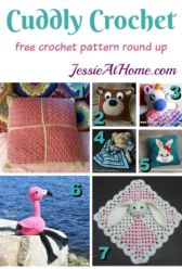 Cuddly Crochet - free crochet pattern round up from Jessie At Home Cuddly Crochet - free crochet pattern round up from Jessie At Home